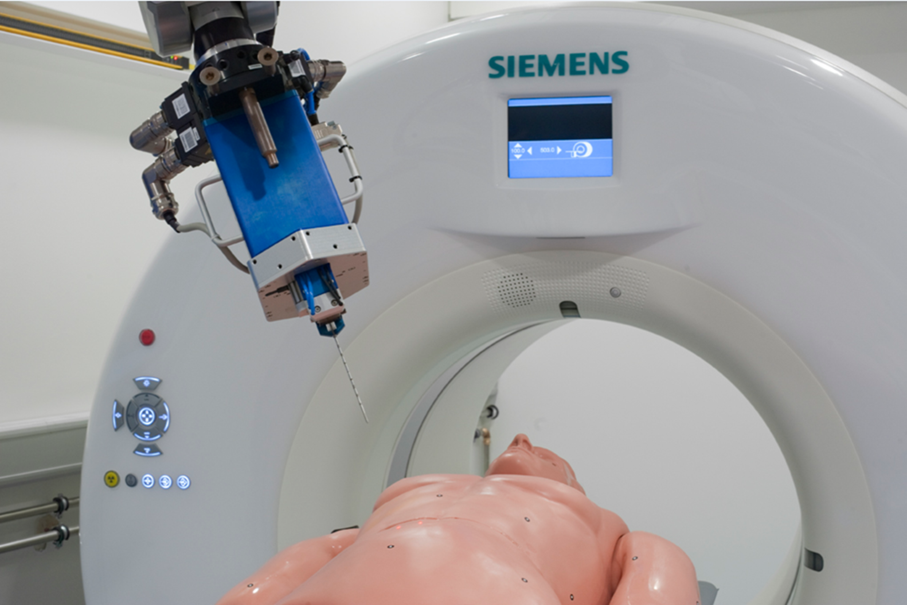 Postmortem-Probennahme mit CT-kontrolliertem Biopsie-Roboter